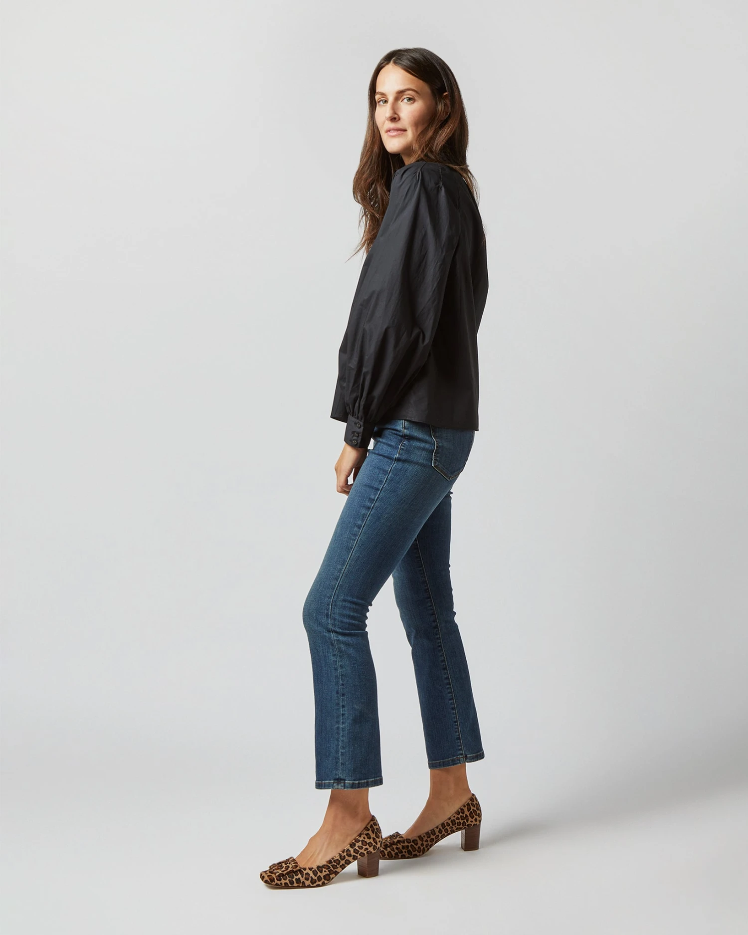 ULLA JOHNSON Marlie Blouse In Noir 5 ULLA JOHNSON Marlie Blouse In Noir - Image 3