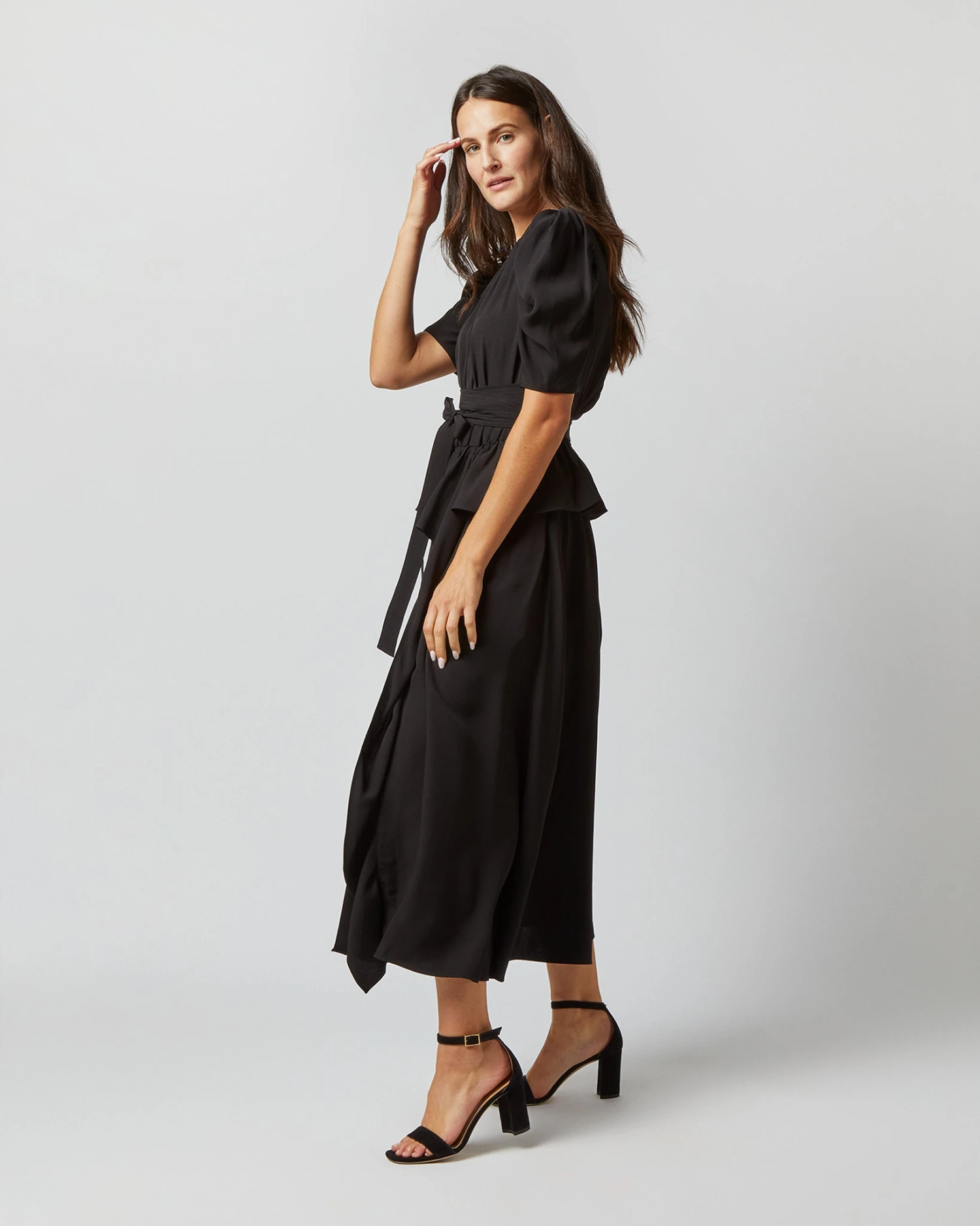 ULLA JOHNSON Marion Dress In Noir 4 ULLA JOHNSON Marion Dress In Noir - Image 2