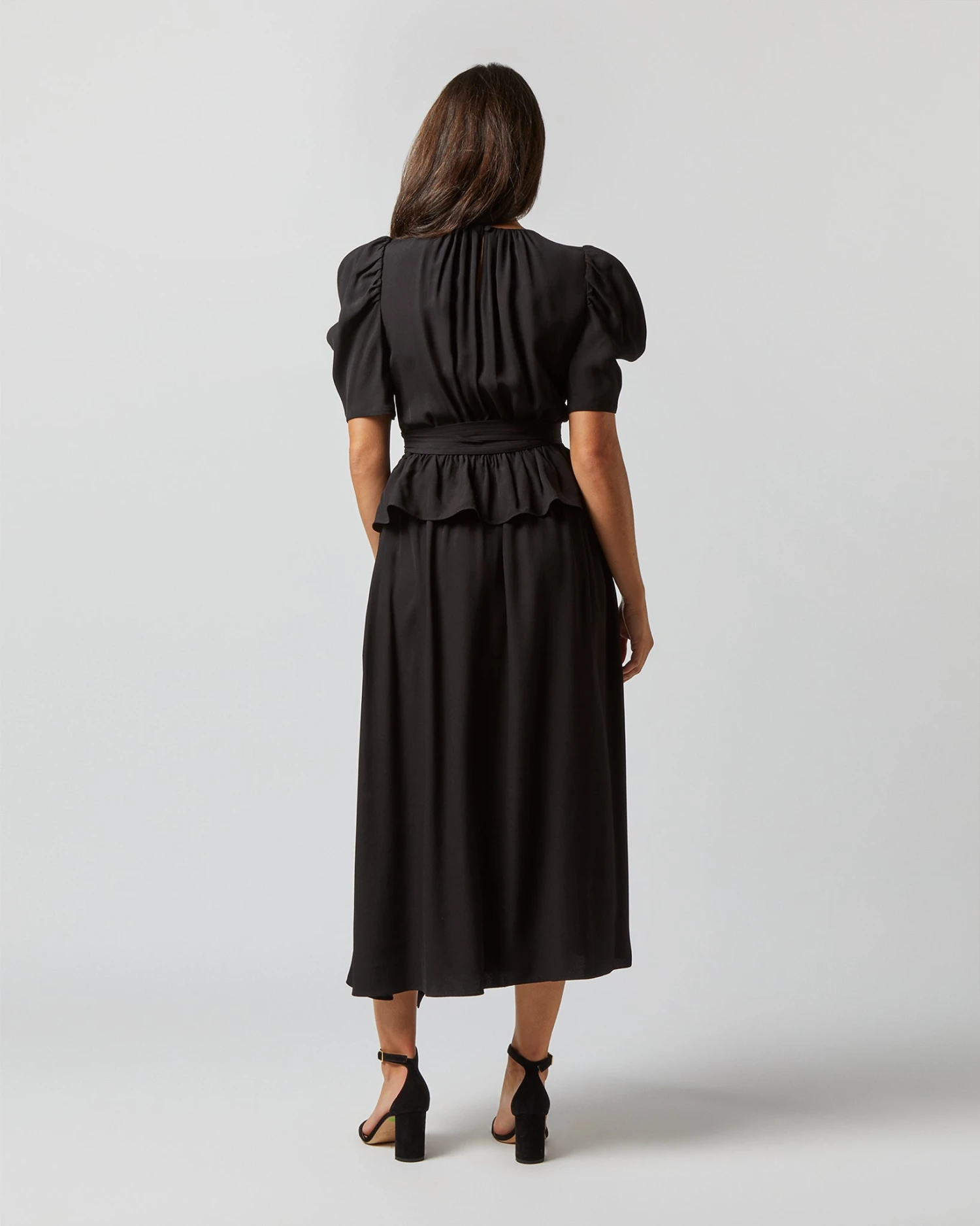 ULLA JOHNSON Marion Dress In Noir 6 ULLA JOHNSON Marion Dress In Noir - Image 4