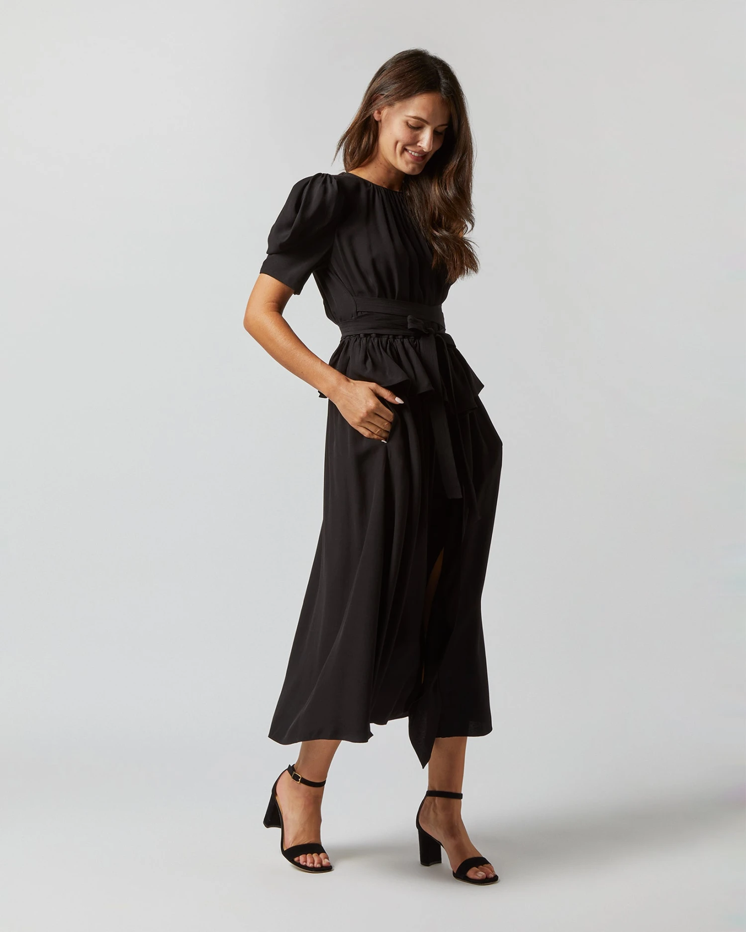 ULLA JOHNSON Marion Dress In Noir 7 ULLA JOHNSON Marion Dress In Noir - Image 5