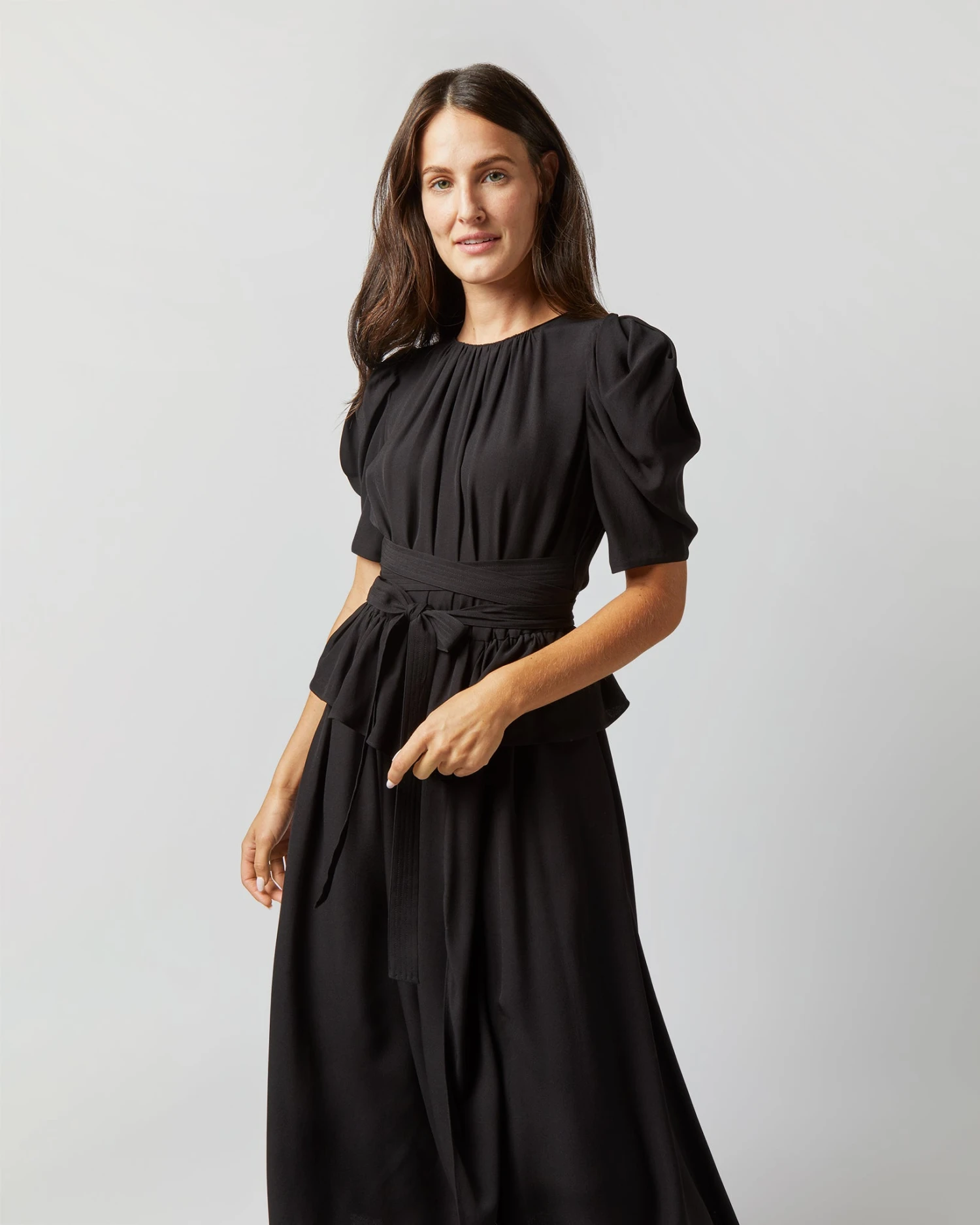 ULLA JOHNSON Marion Dress In Noir 8 ULLA JOHNSON Marion Dress In Noir - Image 6