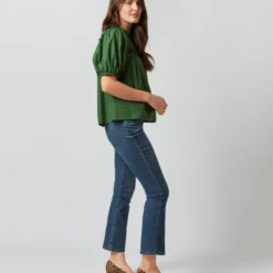 ULLA JOHNSON Adeline Top In Juniper -Modezzia Sales S72363 2513