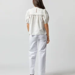 ULLA JOHNSON Adeline Top In Pristine -Modezzia Sales S72364 3055