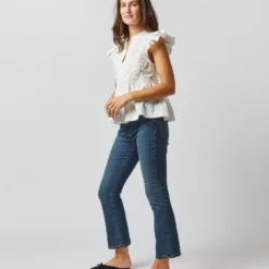 ULLA JOHNSON Luise Top In Pristine -Modezzia Sales S72365 2633