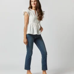 ULLA JOHNSON Luise Top In Pristine -Modezzia Sales S72365 2648