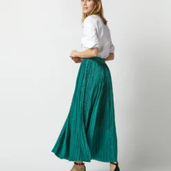 ULLA JOHNSON Krista Skirt In Jadeita 11 ULLA JOHNSON Krista Skirt In Jadeita -Modezzia Sales S72845 677