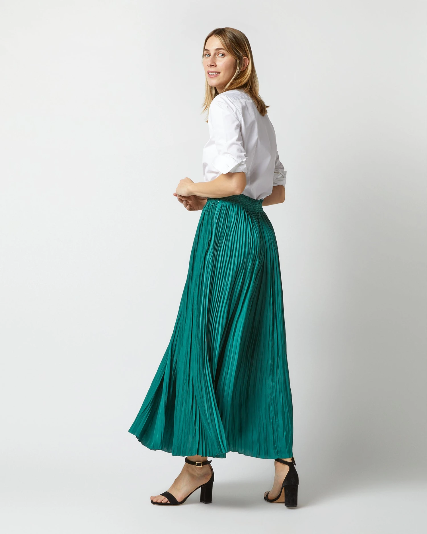 ULLA JOHNSON Krista Skirt In Jadeita 6 ULLA JOHNSON Krista Skirt In Jadeita - Image 4