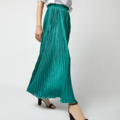 ULLA JOHNSON Krista Skirt In Jadeita 12 ULLA JOHNSON Krista Skirt In Jadeita -Modezzia Sales S72845 758