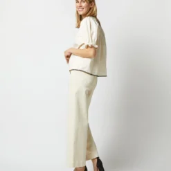 ULLA JOHNSON Ruby Top In Ivory -Modezzia Sales S72847 1164