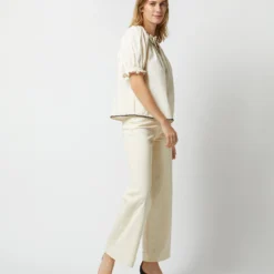 ULLA JOHNSON Ruby Top In Ivory -Modezzia Sales S72847 1177