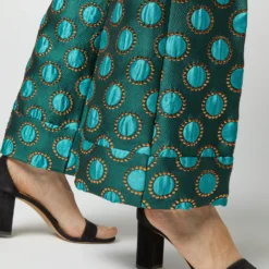 Hendrix Pant In Winter Sun Emerald Jacquard 19 Hendrix Pant In Winter Sun Emerald Jacquard -Modezzia Sales S72961 890