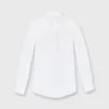 Tomboy Popover Shirt In White Poplin -Modezzia Sales S8479 1