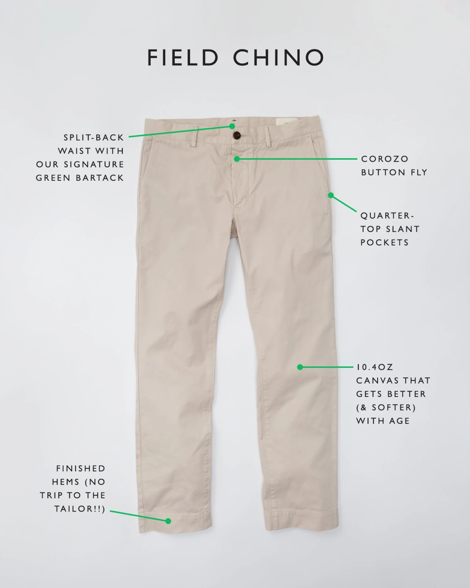 Garment-Dyed Field Pant In Vintage Khaki Canvas 6 Garment-Dyed Field Pant In Vintage Khaki Canvas - Image 4