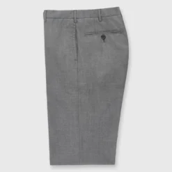 Dress Trouser In Oxford Grey Lightweight Twill -Modezzia Sales s003443d 1